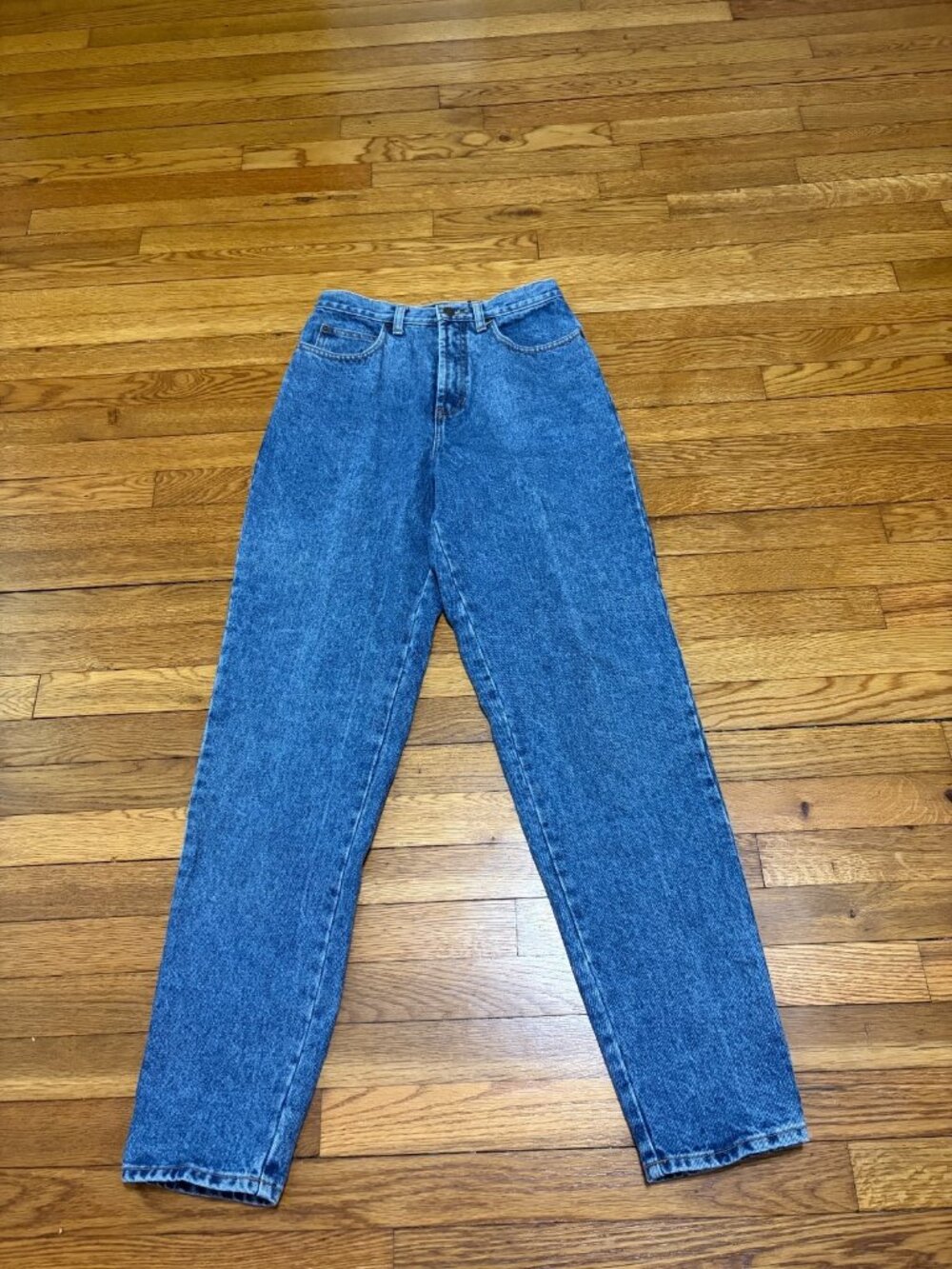 Vintage GAP Womens Reverse Fit Jeans Size 6 Long 6T Blue High Rise Mom Denim